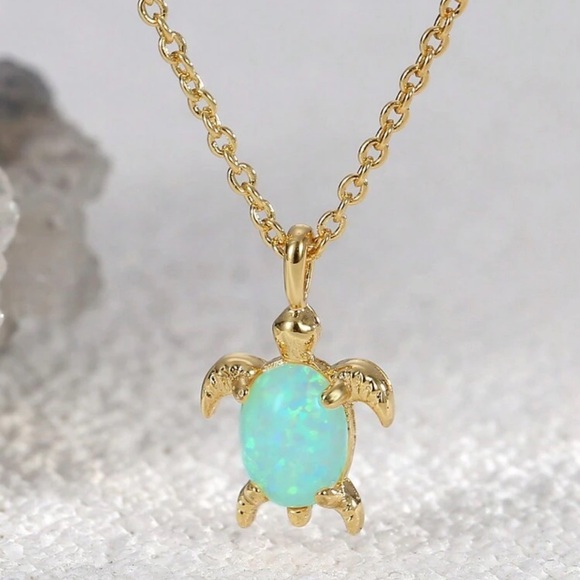 Jewelry - 18 K gold plated over stainless steel necklace